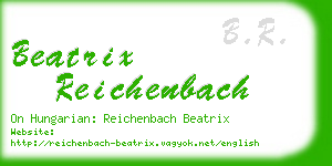 beatrix reichenbach business card